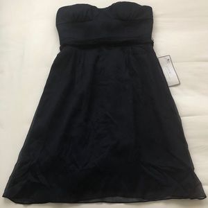 J.Crew Navy Strapless Dress